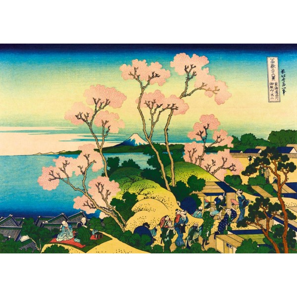 Shinagawa na Tokaido, Katsushika Hokusai,1832 - Sklep Art Puzzle